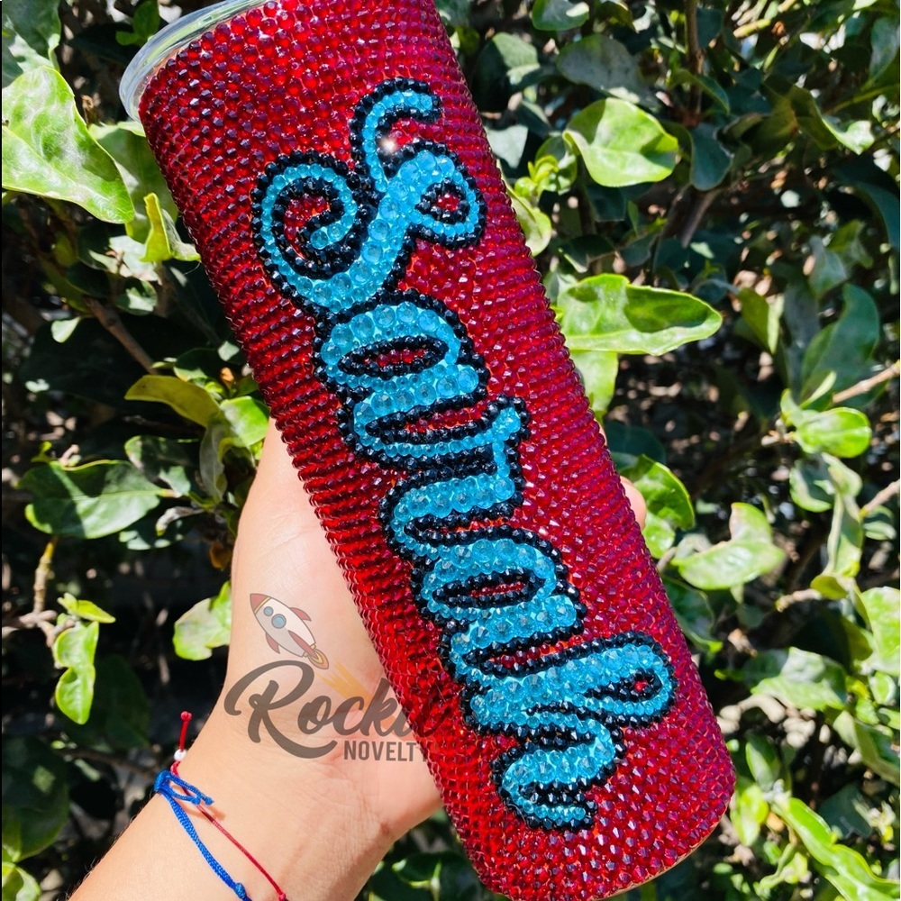 🛑 CLEARANCE New Handmade Sarah Blinged/ bedazzled 20oz tumbler